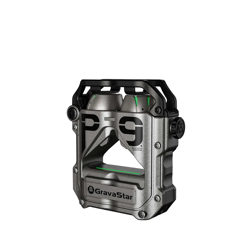 Наушники GravaStar Sirius Pro TWS BT 5.2 Battle-Worn Gray (GRAVASTARP9_WDG) - фото 3