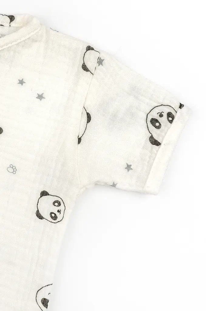 Дитячий пісочник на кокосових ґудзиках Panda муслін - фото 3