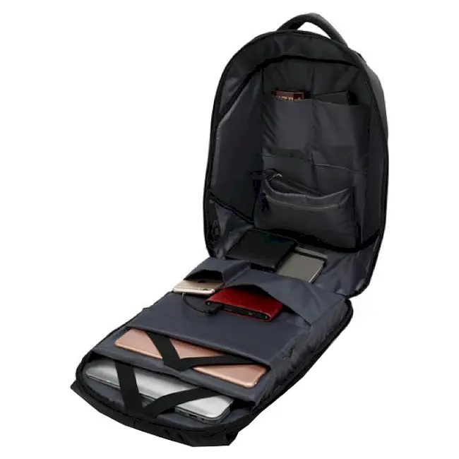 Рюкзак для ноутбука Frime Shell 15.6" Grey (Shell Black) - фото 3