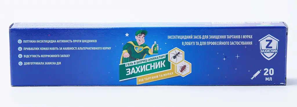 Гель від тарганів та мурах Захисник 20 мл, Укравіт - фото 2