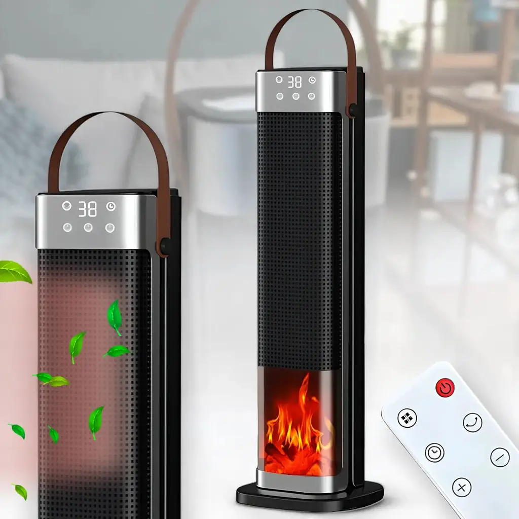 Тепловентилятор Portable Fan Heater HQ30-300BS ∙ Компактний обігрівач HQ30-300BS для дому - фото 6