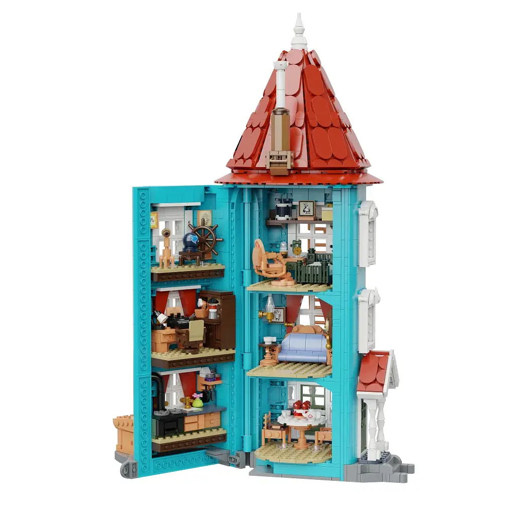Конструктор Pantasy Moomin Будиночок Мумі-тролів (87201) - фото 2
