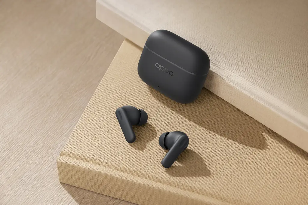 Беспроводные наушники Oppo Enco Buds3 Pro ETEK1, BT5.4, IP55, 58mAh, 560mAh, 12h, Graphite Gray UA UCRF - фото 5