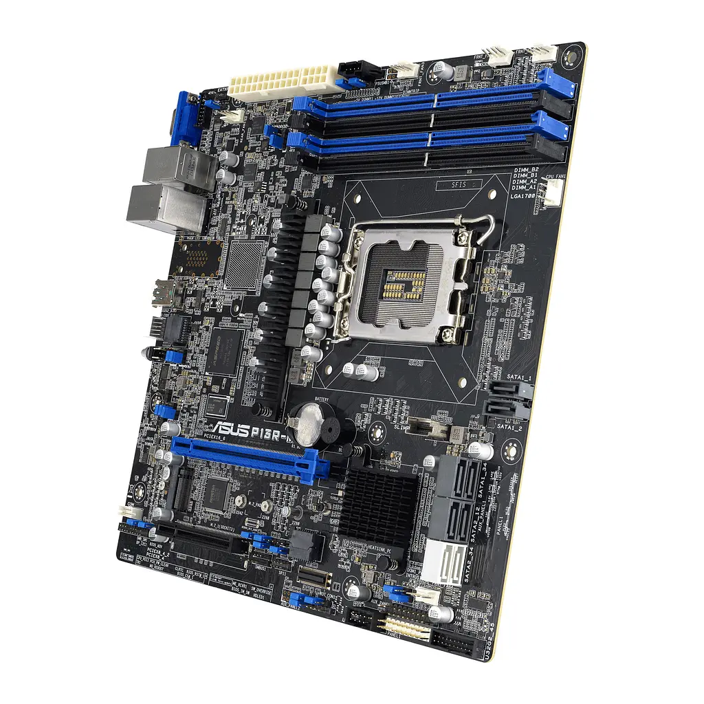 Материнская плата Asus серверная P13R-M s1700 C262 4xDDR5 M.2 mATX - фото 3