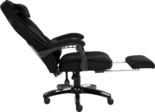 Геймерское кресло GT Racer черное (X-2749-1 Fabric Black Suede) - фото 5