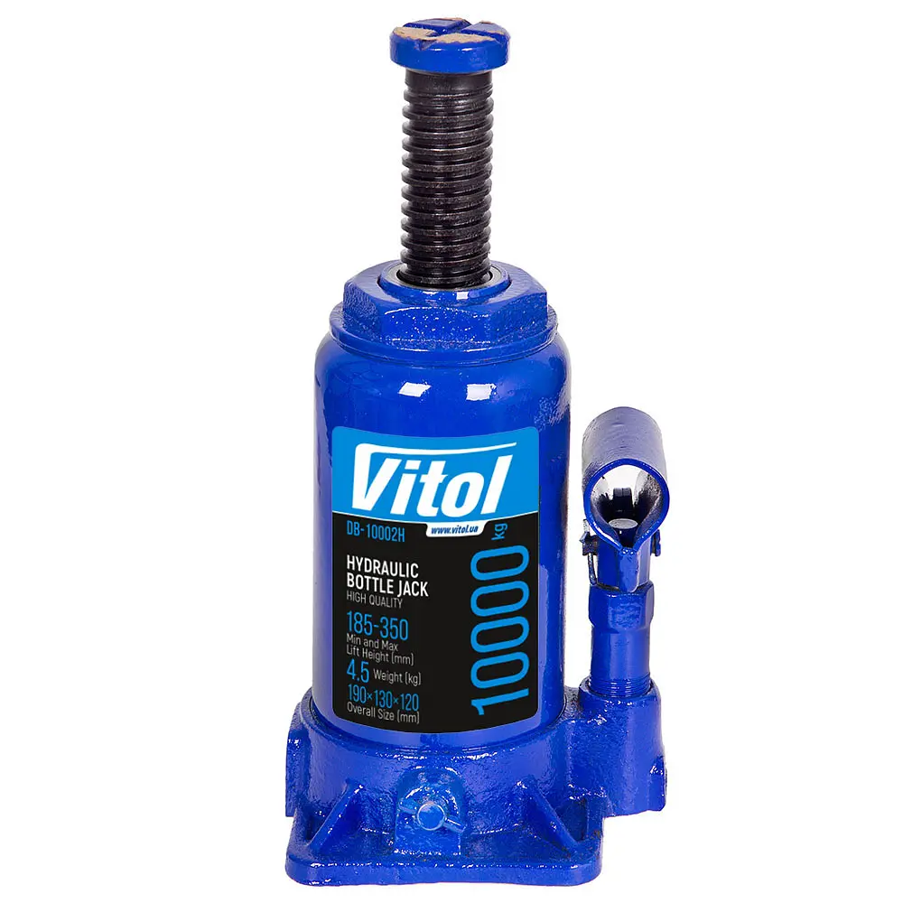 Домкрат гідравлічний телескоп Vitol 10 т JX105S (DB-10002H) - фото 3