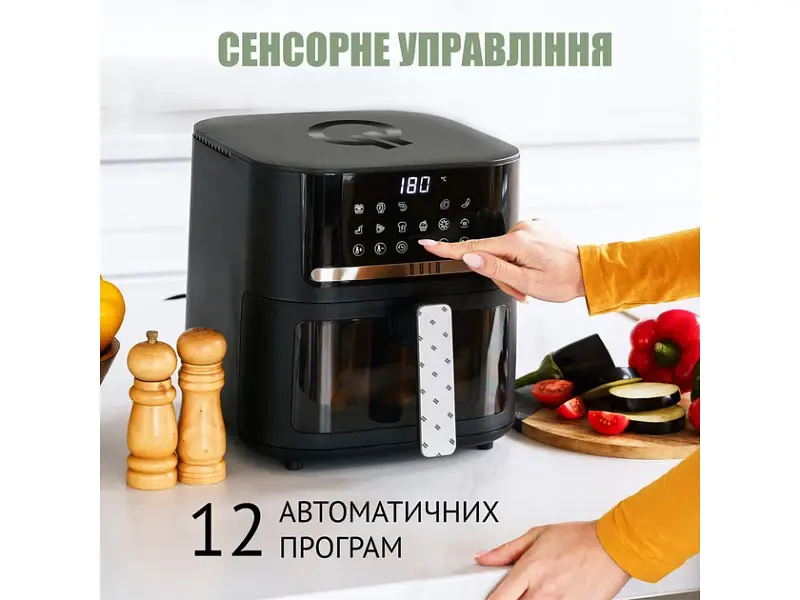 Мультипіч (аерофритюрниця) QUIN Air Fryer YJ-6505ADV - фото 4