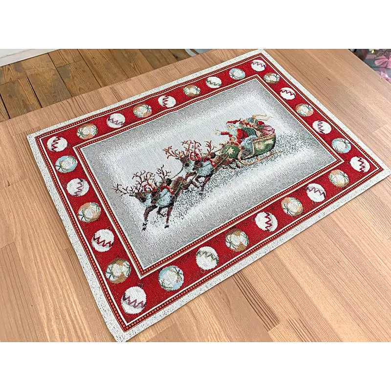 Салфетка Lefard Home Textile новогодняя гобеленовая с люрексом 35х45 см (716-006) - фото 2