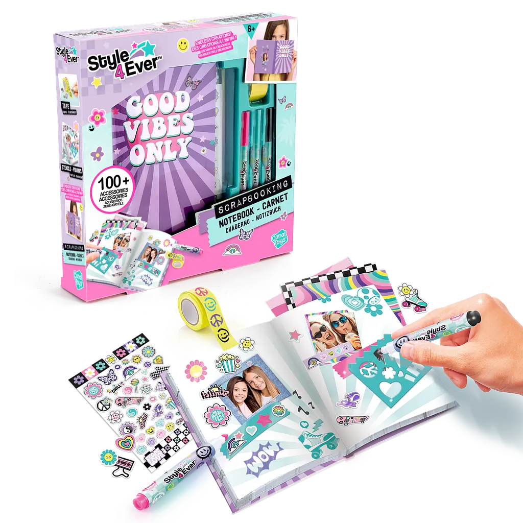 Набір DIY Style 4 Ever Cкрапбукінг Щоденник для таємниць CanalToys Art.OFG298 - фото 2