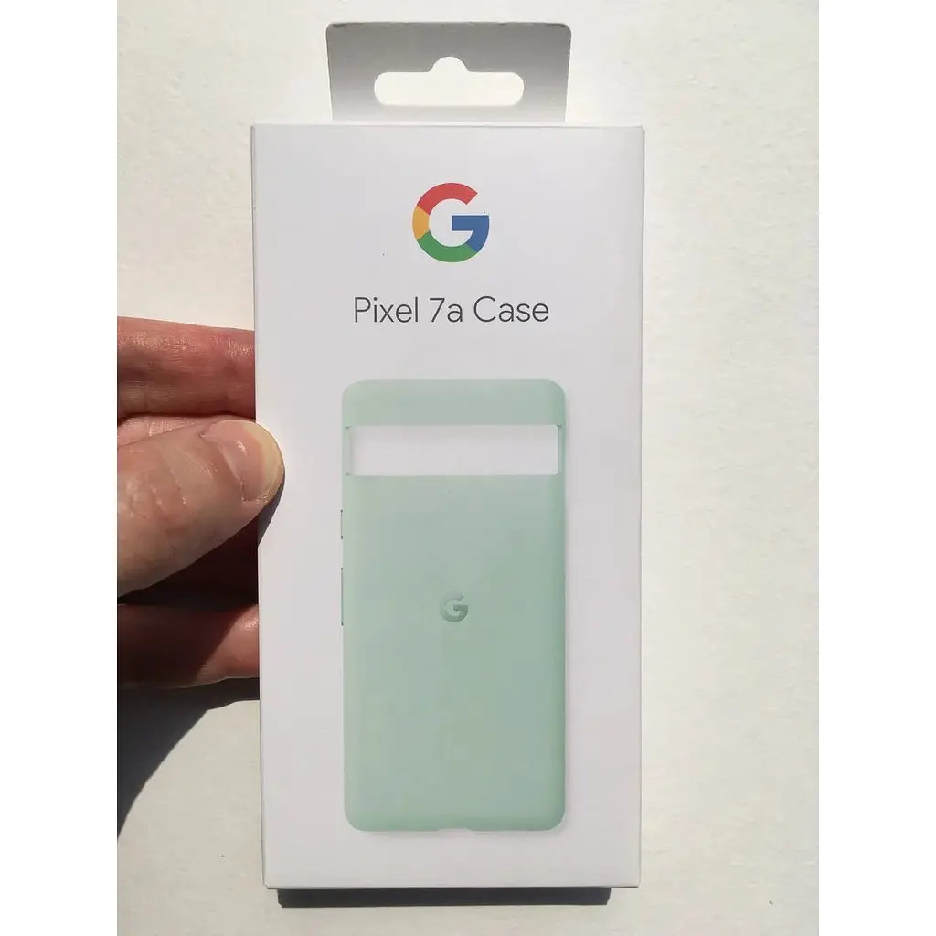 Оригинальный противоударный чехол Google Official Soft Shell Case для Pixel 7a (6.1") Seafoam GA04320 - фото 2