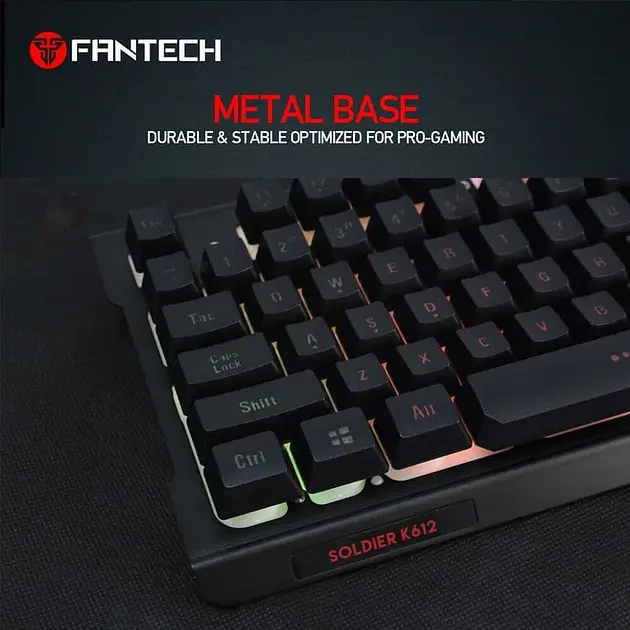 Ігрова клавіатура Fantech Soldier K612 з механічними перемикачами та RGB підсвічуванням (23826-01_829) - фото 5