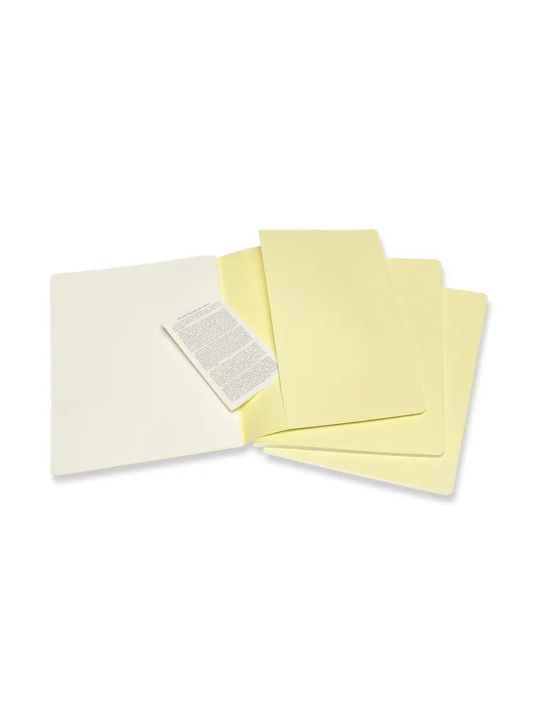 Записник Moleskine Cahier великий, Нелінований Ніжний Жовтий (CH023M23) - фото 4