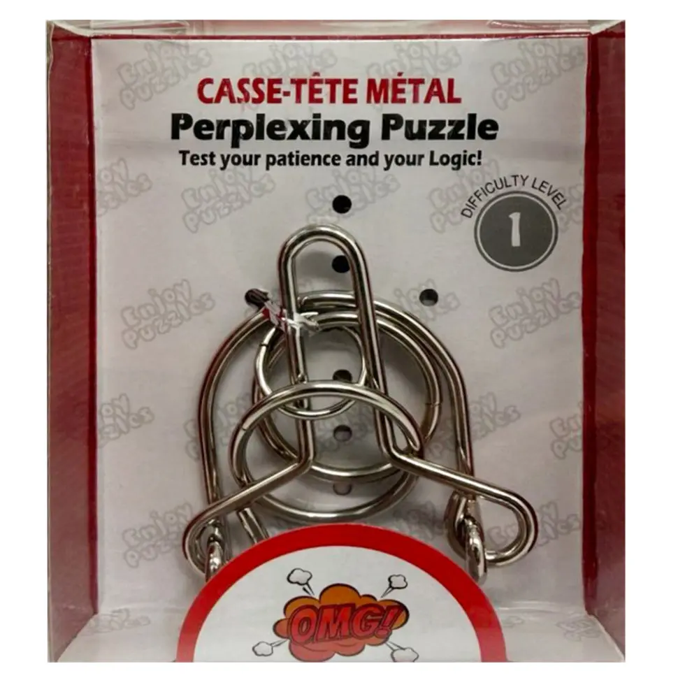 Металева головоломка "Perplexing puzzle" 5562D-25, 1 рівень складності
