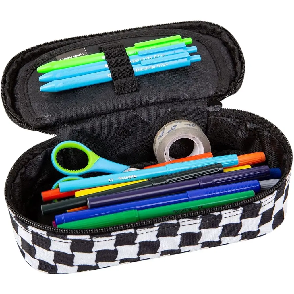 Пенал на блискавці CoolPack Campus Pepit з органайзером для ручок 23x9x5 см (F062888) - фото 2