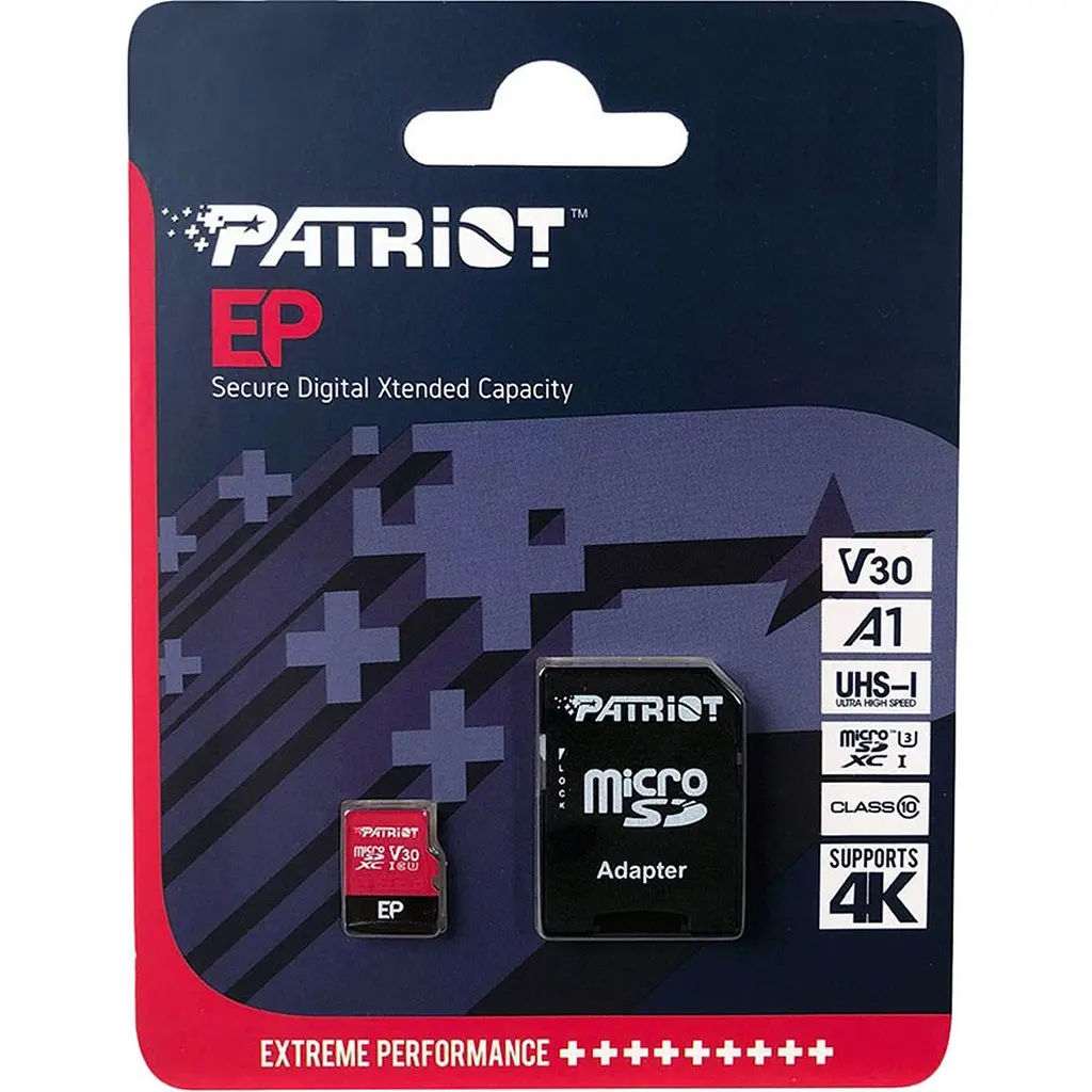 Карта пам'яті Patriot microSDXC EP 1TB UHS-I U3 V30 A1 Class 10 + SD адаптер (PEF1TBEP31MCX) [112842] - фото 4