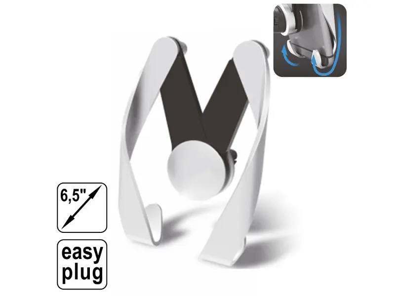 Автомобільний тримач PrologiX NB-143H Silver - фото 6