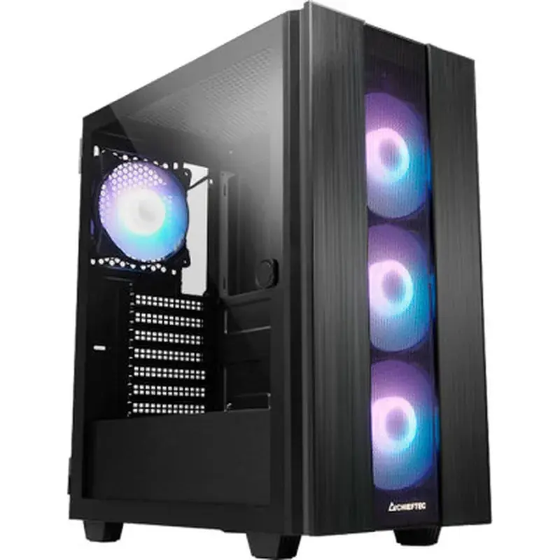 Корпус для ПК Chieftec Gaming Hunter 2 Tempered Glass (GS-02B-OP) - фото 2