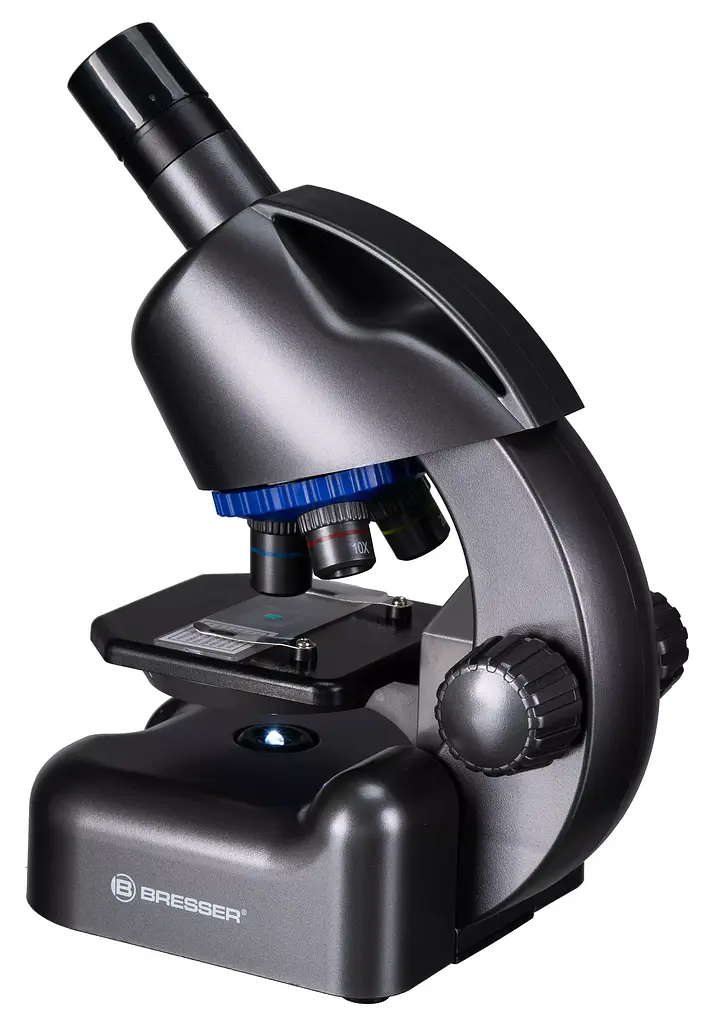 Мікроскоп Bresser Junior CM-04 100x-900x Black з набором для дослідів і адаптером для смартфона (14951) - фото 5