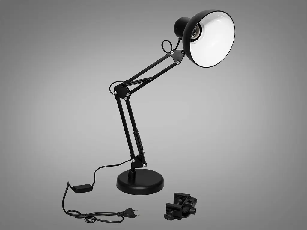 Настільна лампа Pixar для робочого місця, чорна - фото 2