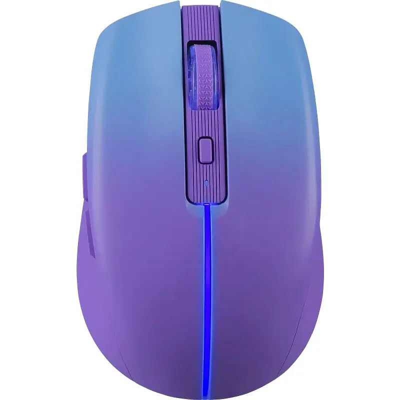 Комп'ютерна мишка Defender Mystery MM-301 бездротова Bluetooth+2.4G 1600 dpi. 4кн. 500mAh LED фіолетова (52301) - фото 9