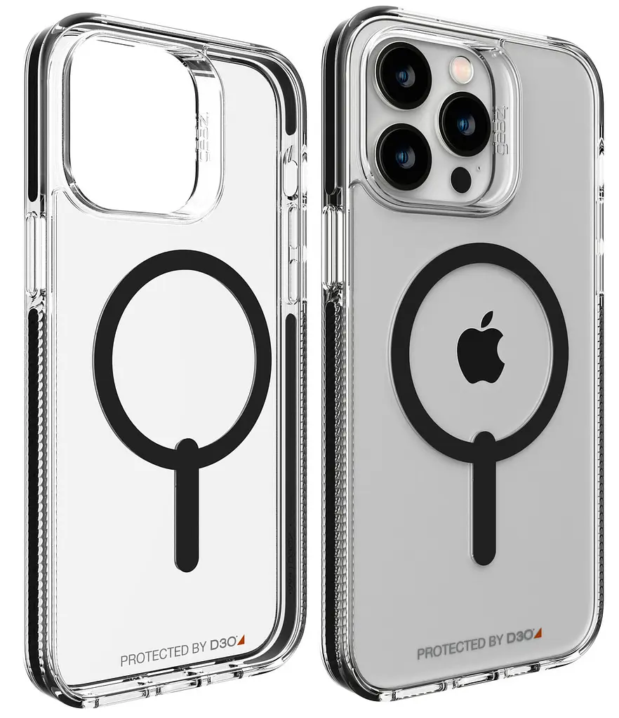 Оригінальний протиударний чохол Gear4 Santa Cruz MagSafe для iPhone 14 Pro Clear Black (702010123)