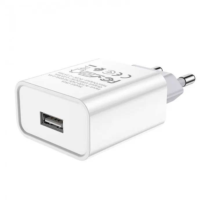 Зарядное устройство HOCO C81A Asombroso два USB порта Type-C со съёмным кабелем Белый - фото 9
