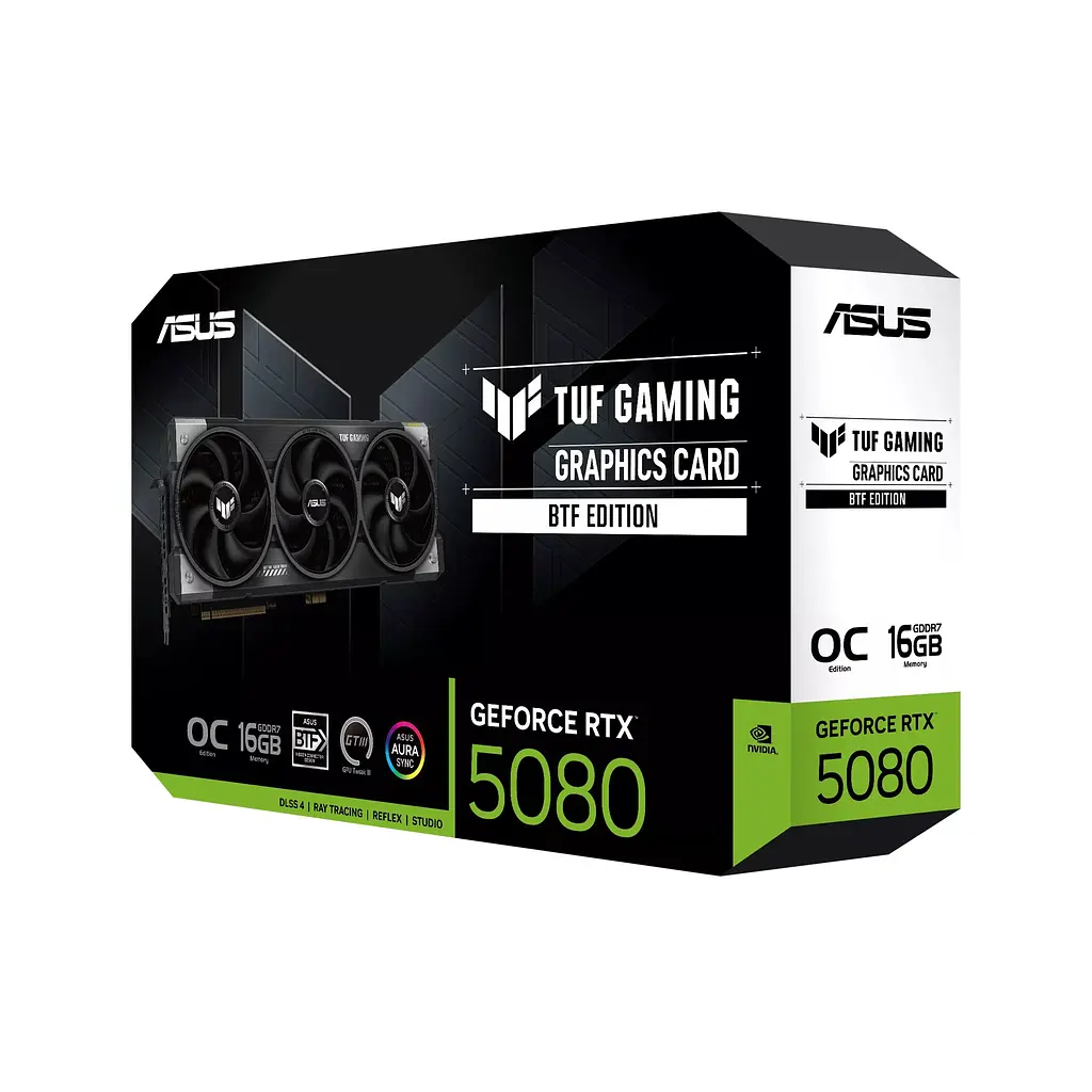 Відеокарта GF RTX 5080 16GB GDDR7 TUF Gaming BTF OC Asus (TUF-RTX5080-O16G-BTF-GAMING) - фото 2