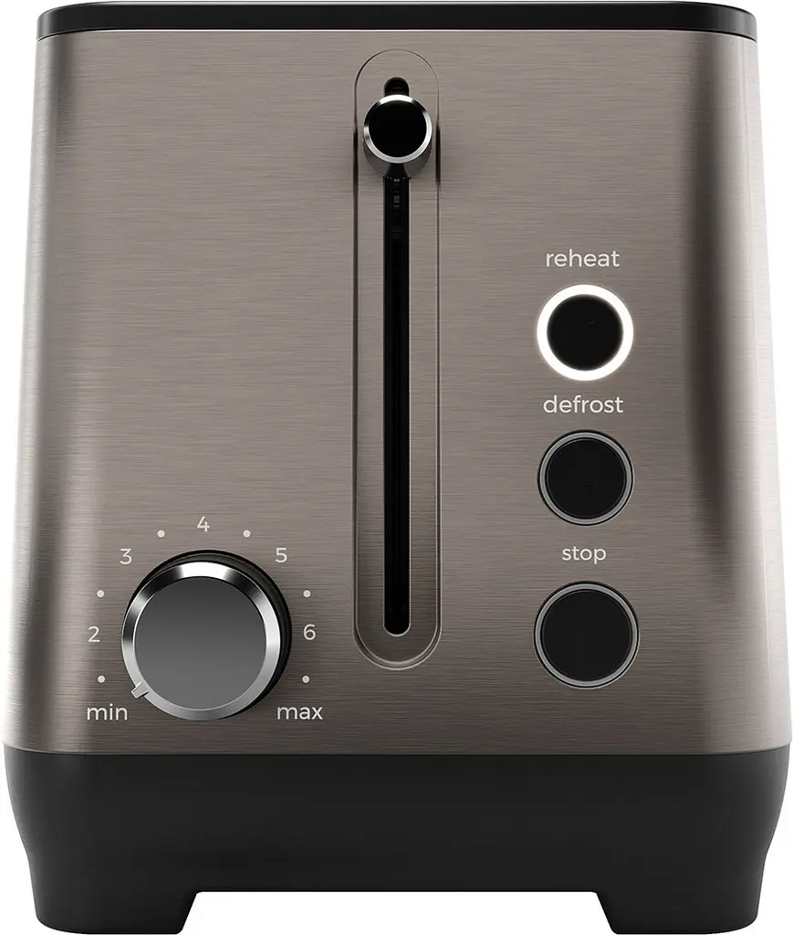 Тостер AIWA ABT-1000 KOTAN 1000Вт/2 відділення/хутро. управління/розморожування/підігрів булочок - фото 2