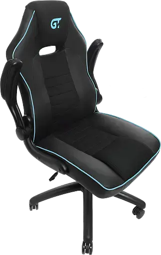 Геймерское кресло GT Racer черное с синим (X-2760 Black/Blue) - фото 5