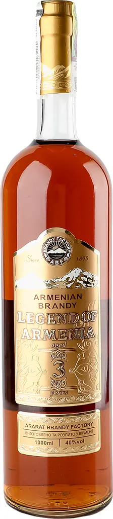 Бренді Legend of Armenia 3 роки витримки 40% 1 л - фото 9