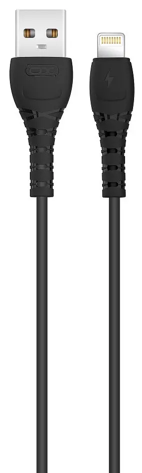 USB Кабель XO NB-Q165 Lightning 3A 1.0m Черный