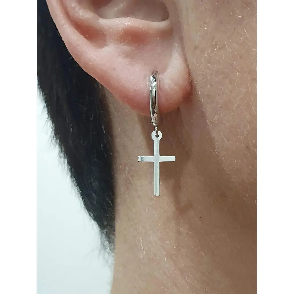 Золота моносережка Tango Хрестик. 470056ШБ - фото 2