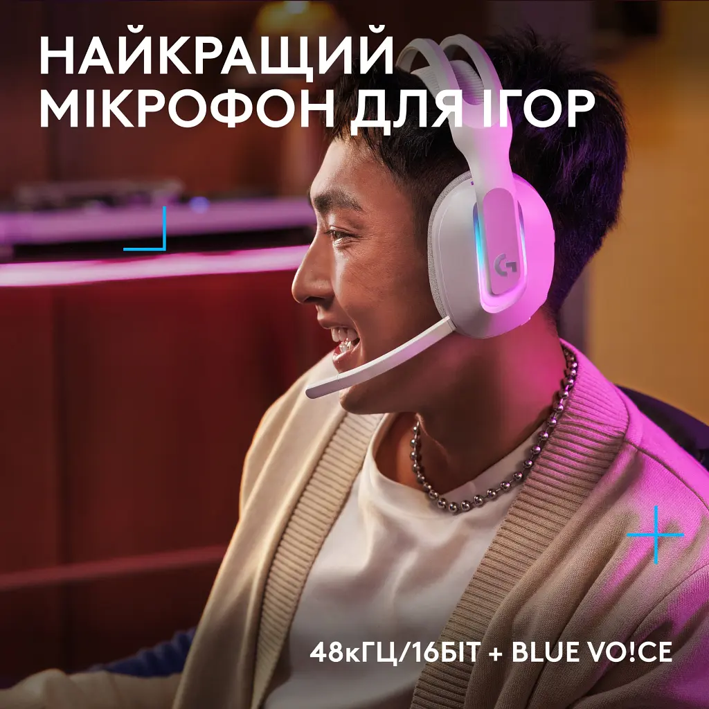 Навушники Logitech G522 Lightspeed Wireless Gaming Headset White (981-001550) - фото 5