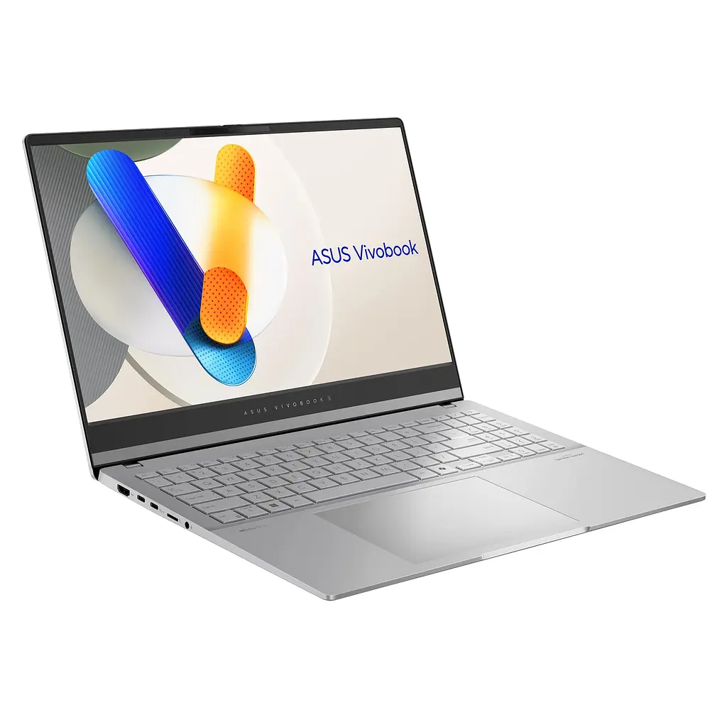 Ноутбук ASUS Vivobook S 15 M5506UA-MA043 15.6' 2.8K OLED, AMD R9-8945HS, 32GB, F1TB, UMA, NoOS, Сріблястий (90NB1473-M001R0) - фото 2