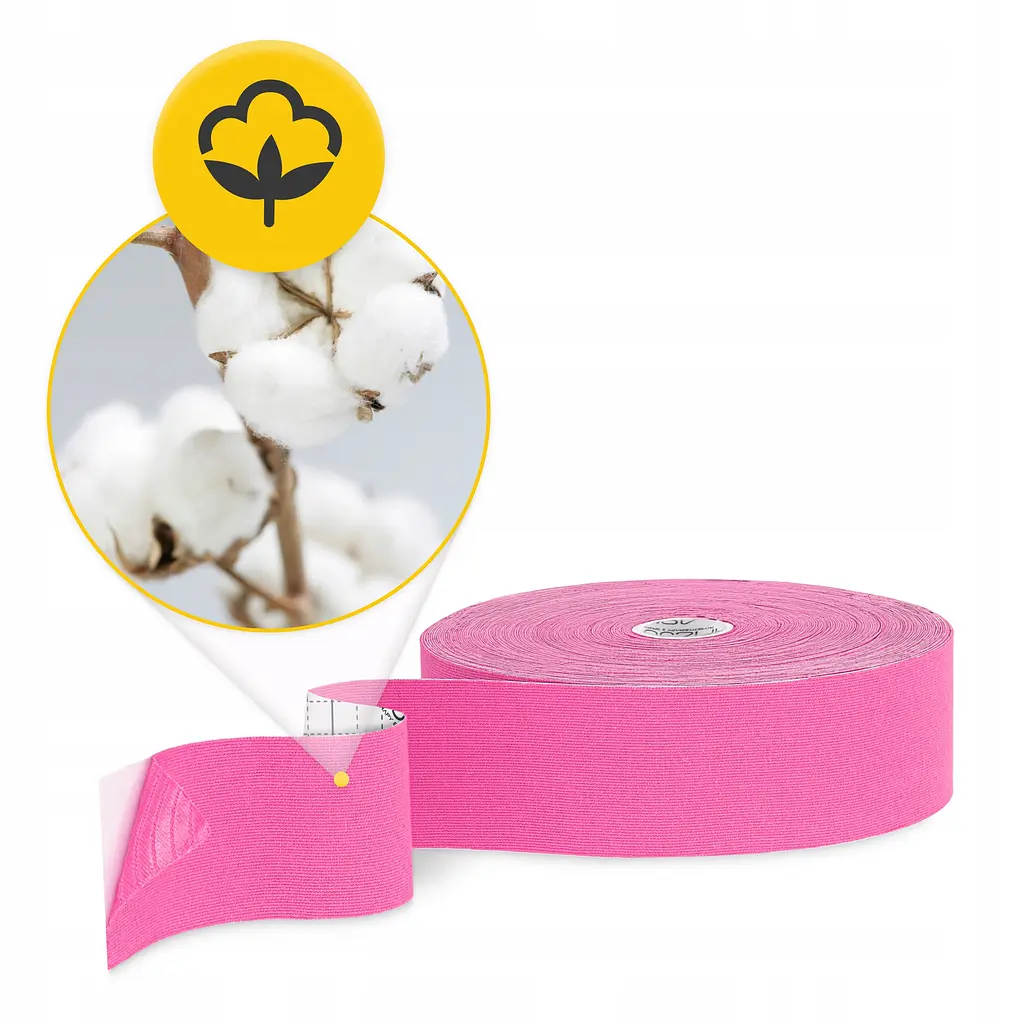 Стрічка кінезіологічна (кінезіо тейп) 4FIZJO 5 см x 31 м Sky Pink (P-5905973405553) - фото 10