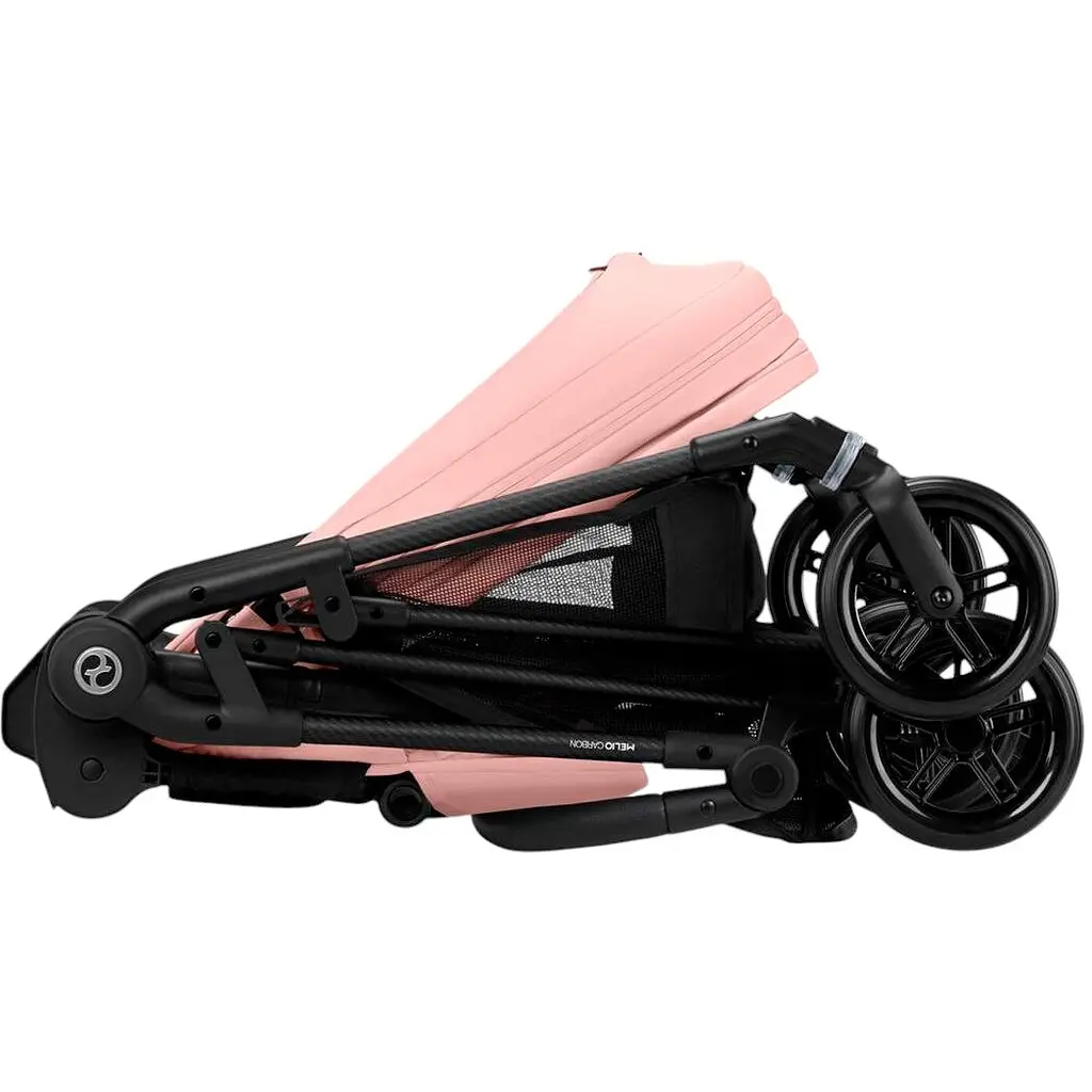 Коляска Cybex Melio Carbon Candy Pink з бампером (525000027) - фото 7