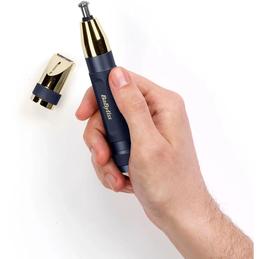 Тример Babyliss для брів, вусів, носа та вух синій (E112E) - фото 10