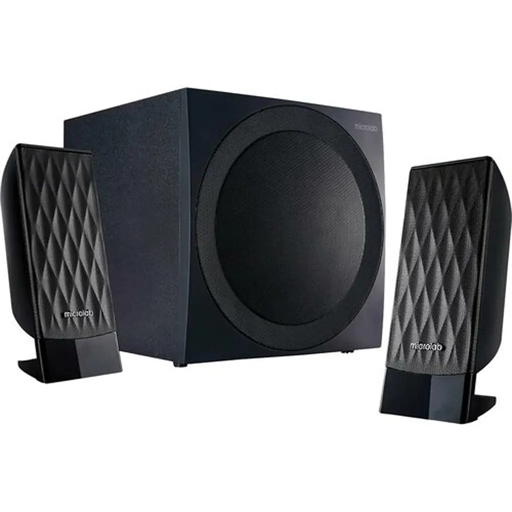 Акустична система 2.1 Microlab M-300 (14), чорна (M-300(14)) - фото 2