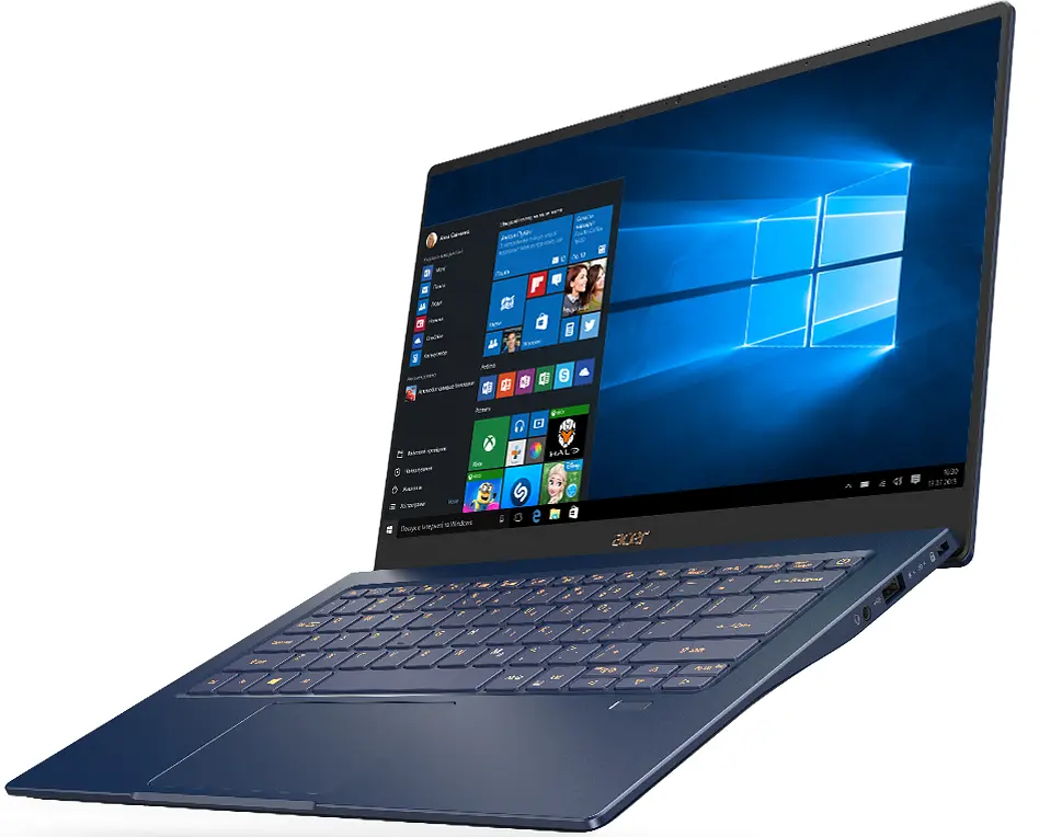Ноутбук Acer Swift 5 SF514-54T-71ZX (NX.HHYEU.00E) Charcoal Blue (NX.HHYEU.00E) - фото 4
