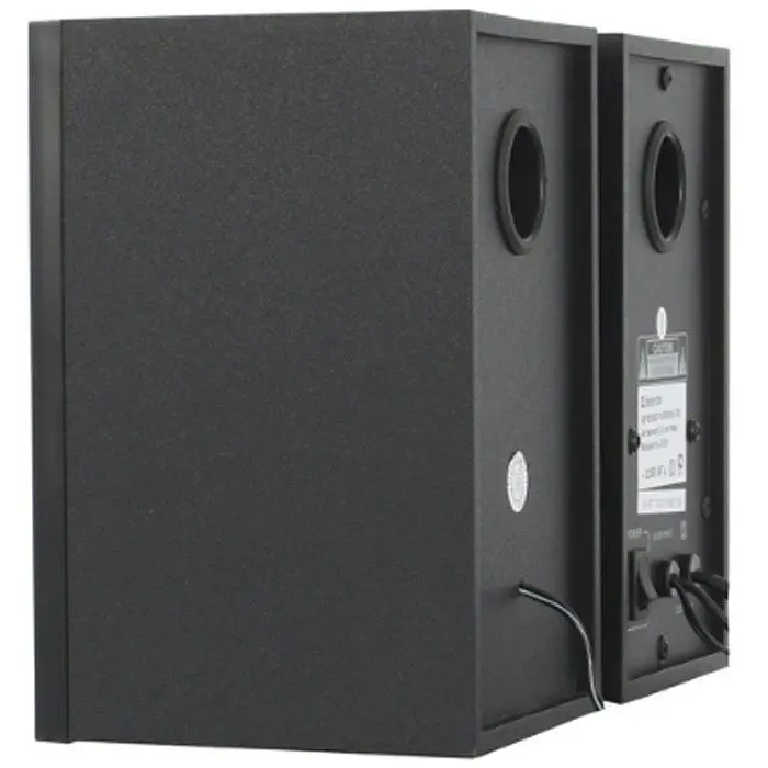 Акустичні колонки Defender Aurora S20 (2.0) 2x10W (дерево) Чорні - фото 4