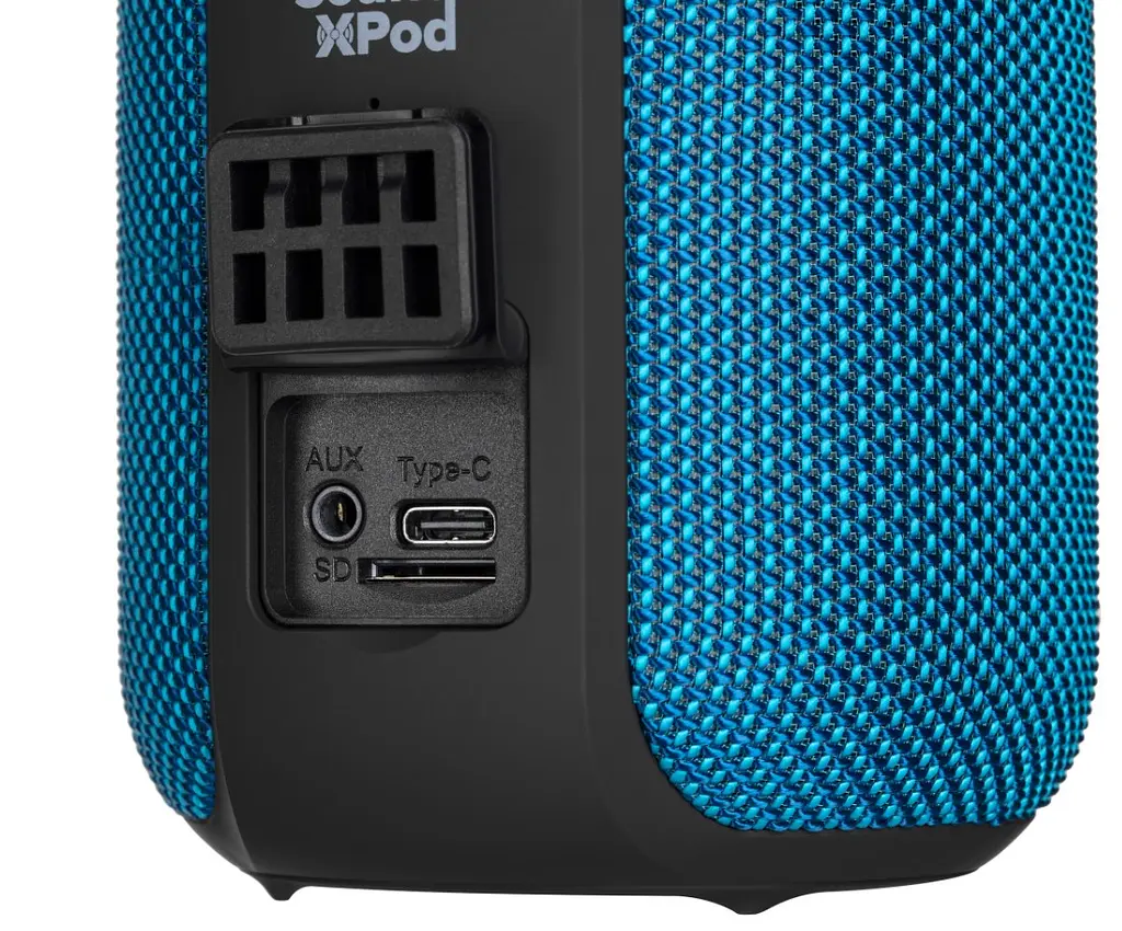 Портативная колонка 2E SoundXPod Bluetooth TWS Waterproof Blue - фото 2