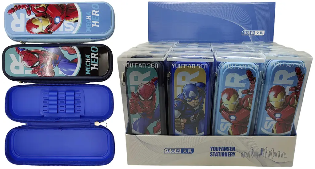 Пенал-косметичка с держателем Супергерой Марвел, 72-А (в ассортименте) - фото 2