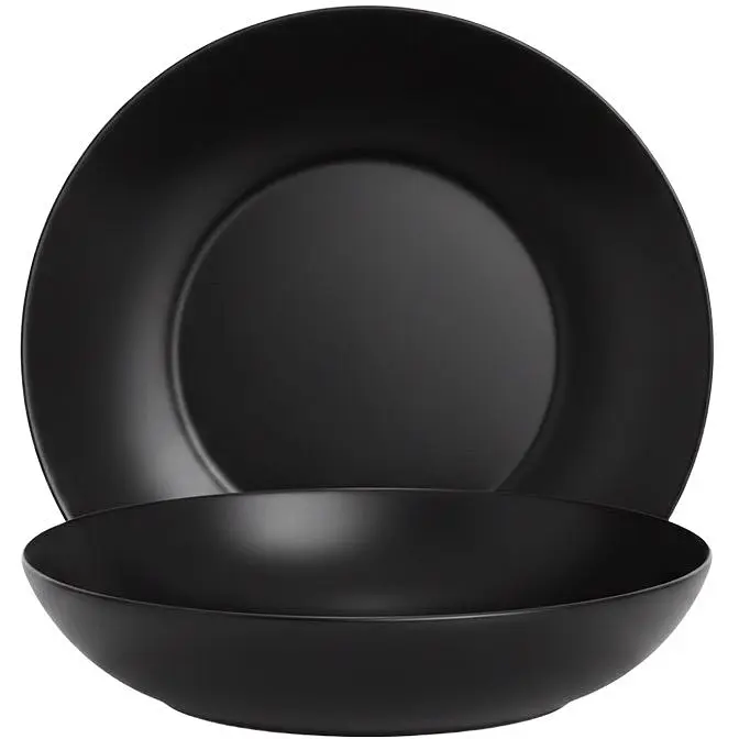 Тарелка суповая Luminarc APY 20 см черная - фото 2