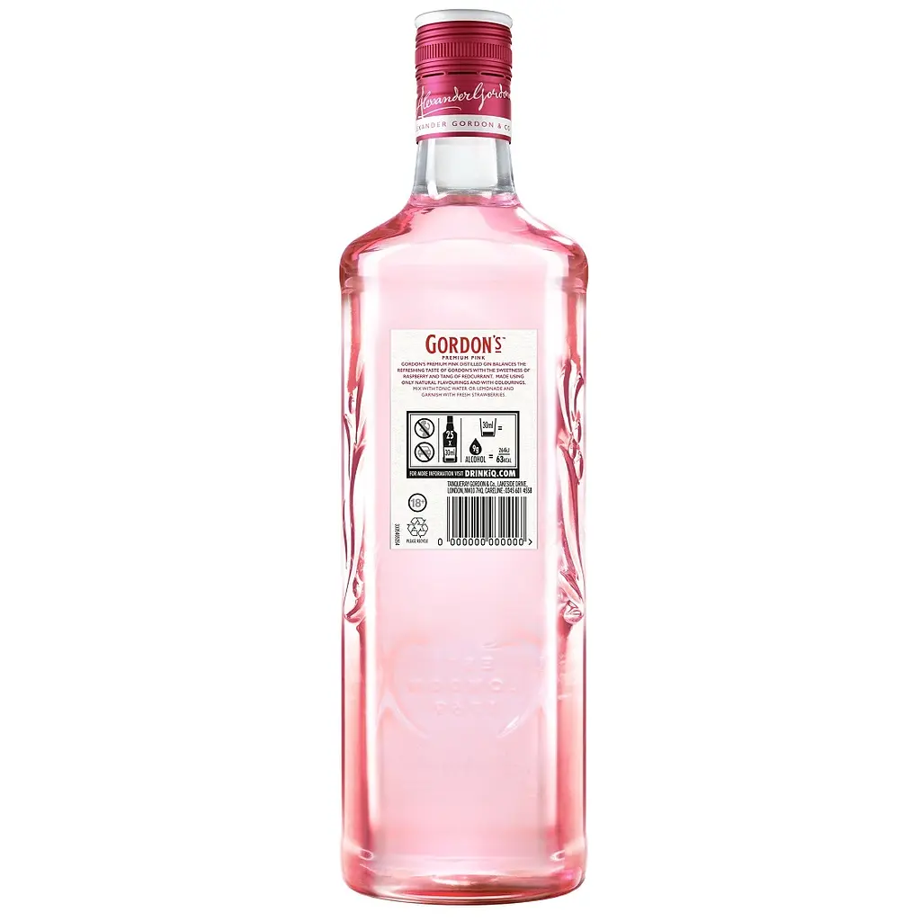 Алкогольний напій Gordon's Premium Pink Gin 37.5% 0.7 л - фото 2