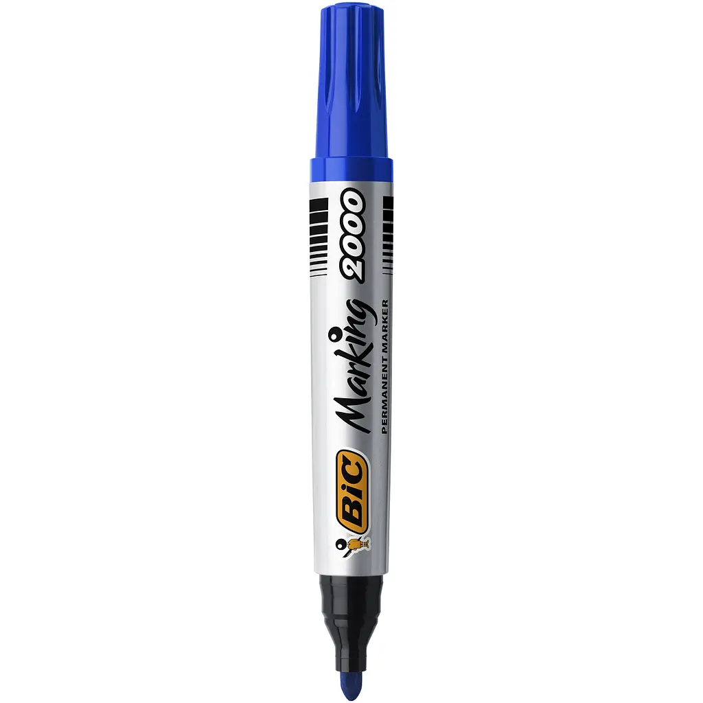 Маркер перманентний BIC Marking 2000 ECOlutions 1 шт. синій (8209143) - фото 2