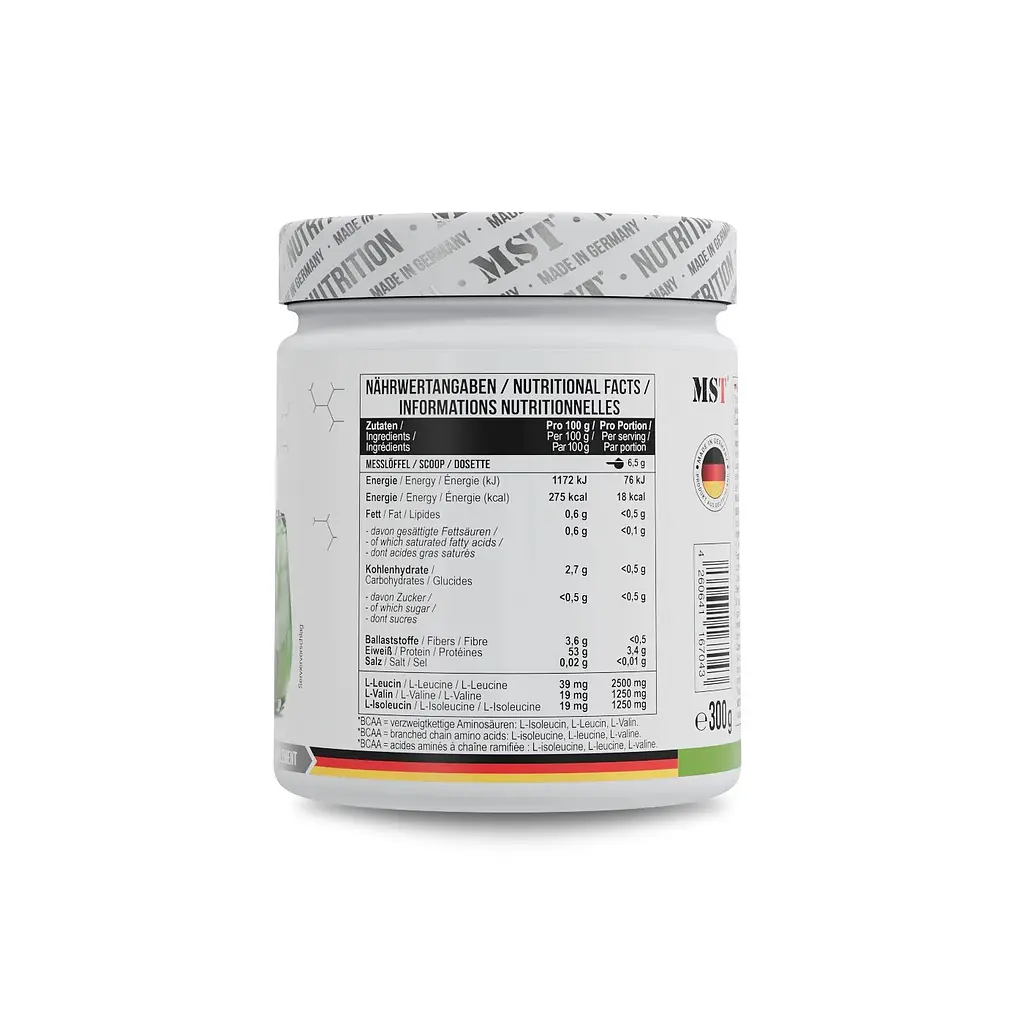 Амінокислоти MST Nutrition BCAA ZERO, 300 грам - Зелене яблуко - фото 2