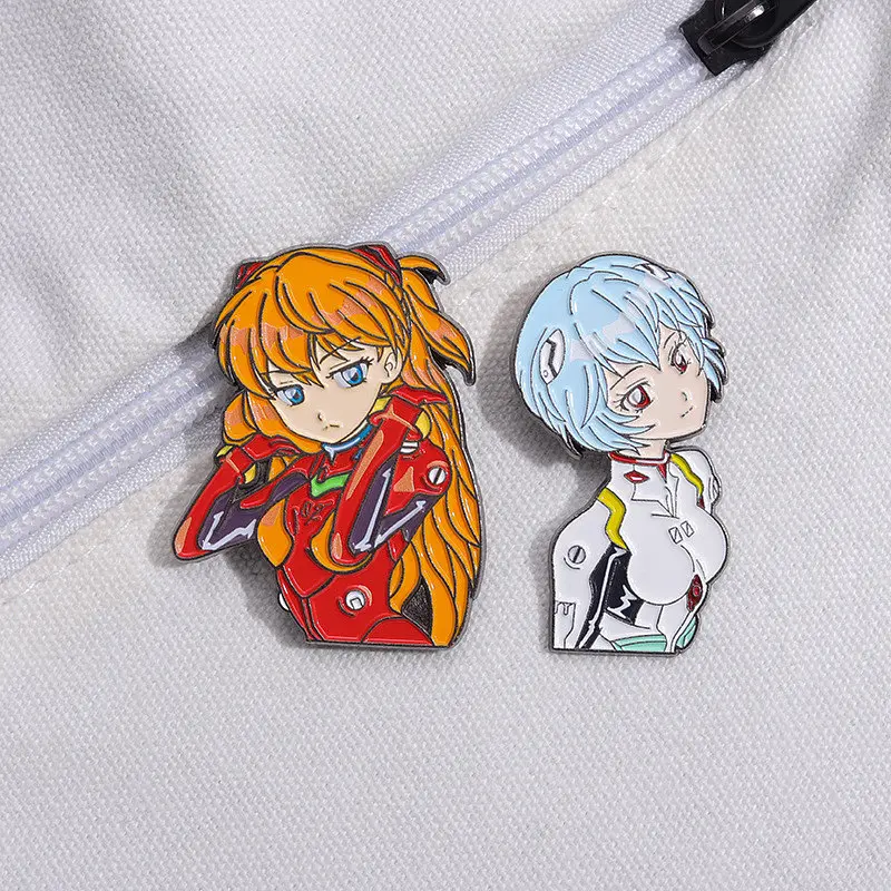 Значок Євангеліон Аска Evangelion Asuka 5 см CH EV A - фото 2