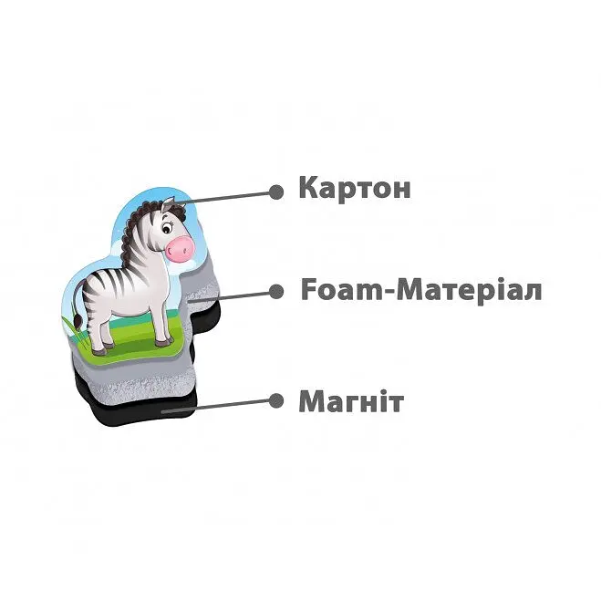 Мій маленький світ на магнітах Зоопарк Vladi Toys VT3106-10 shop (4820195053133) - фото 5