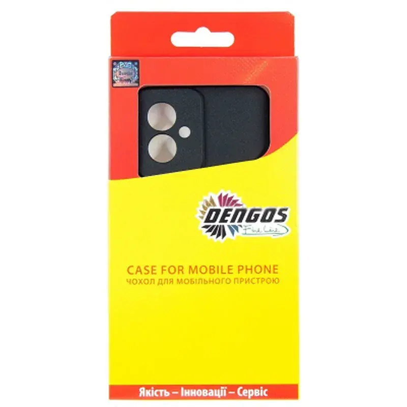Чохол до мобільного телефона Dengos Carbon Motorola G55 Black (DG-TPU-CRBN-248) - фото 3