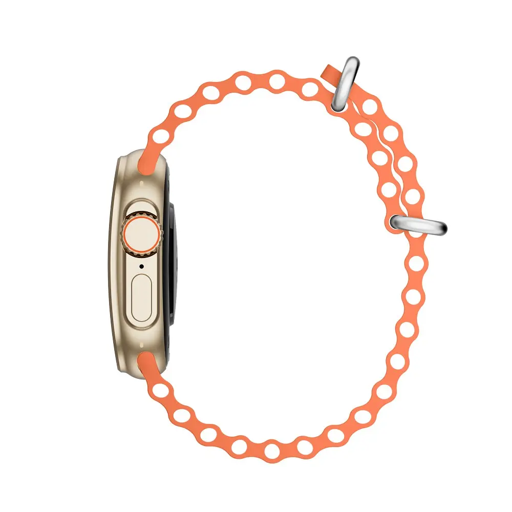 Смарт-годинник W&amp;O X10 Ultra 3 49mm. 300 mAh. IP67 Gold - фото 5